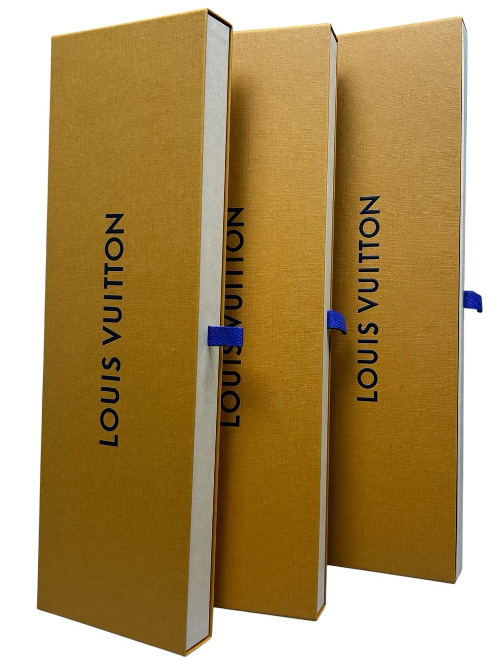 Louis Vuitton Tie Bandeau saffron Box Set Of 3 All Accessories Included NEW